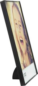 img 1 attached to 🖼️ 8x10 Narrow Front Loading Photo Frame, Ideal for Wall or Tabletop Display – Snap!