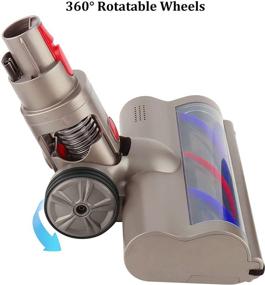 img 1 attached to 🧹 Motorhead Turbine Brush Cleaner Head for Dyson V15 V11 V10 V8 V7 Vacuum Cleaner – Ideal for Effective Carpet, Floor, and Tile Cleaning