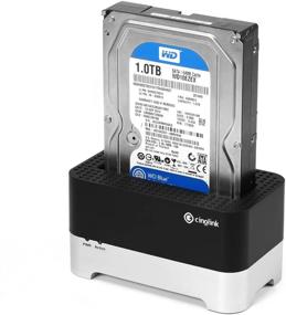 img 3 attached to Cinolink Hard Drive Dock: USB 3.0 to SATA 2.5/3.5 Inch Docking Station with 3.3ft Cable - Supports 8TB HDD/SSD