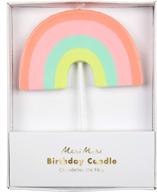 meri meri rainbow candle: illuminate your space with vibrant colors! logo