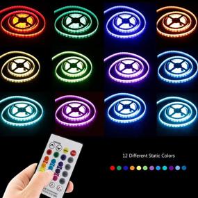 img 1 attached to 🎉 Farsee LED Strip Lights Music Sync - 32.8ft /10m RGB Color Changing Waterproof Light Strips Kit with RF Remote – Perfect for Room, Party, and Home Decoration Lighting (32.8ft/ 10m)