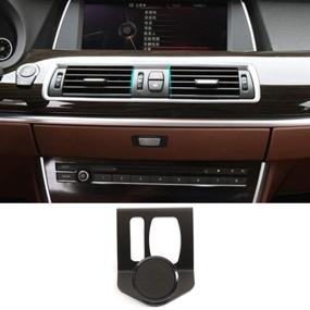 img 4 attached to 📱 LLKUANG 360-Degree Rotary Cell Phone Holder for BMW 5 Series F11 F10 F07 2010-2016 - Black Magnet Mount