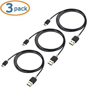 img 3 attached to Cable Matters 3-Pack Slim USB C Cable - 3.3 Feet, Fast Charging (3A), Black - for Samsung Galaxy S20, S20+, S20 Ultra, Note 10, Note 10+, LG G8, V50, Google Pixel 4, and More