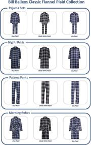 img 1 attached to 👔 Men's Flannel Nightshirt by Bill Bailey's Sleepwear