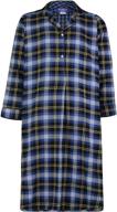 👔 men's flannel nightshirt by bill bailey's sleepwear logo