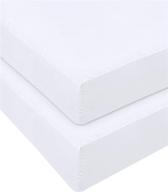 utopia bedding fitted sheet - set of 2 soft brushed microfiber bottom sheets - twin size, white - deep pockets, resistant to shrinkage and fading - low maintenance logo