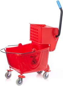 img 3 attached to 🧹 Simpli-Magic 79199 Red Mop Bucket with Wringer for Improved SEO