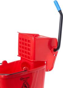 img 2 attached to 🧹 Simpli-Magic 79199 Red Mop Bucket with Wringer for Improved SEO