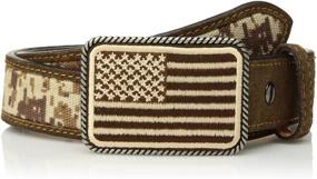 img 1 attached to Ariat Digital Strap Medium Brown