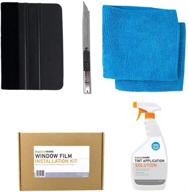 🔧 snapguard solution 4pcs window tint film installation tool kit: includes felt squeegee, utility knife, microfiber towel, and tint mix spray bottle logo