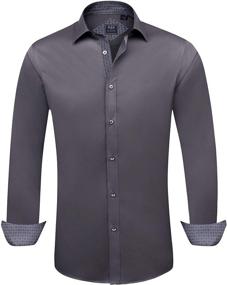 img 4 attached to 👔 Alimens Gentle Shirts: Wrinkle-Resistant Clothing for Men