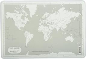 img 1 attached to 🌍 Painless Learning World Map Placemat: Explore and Educate with Ease