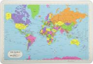 🌍 painless learning world map placemat: explore and educate with ease logo