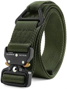 img 4 attached to Fairwin Tactical Webbing Heavy Duty Quick Release Men's Accessories