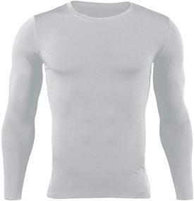 img 2 attached to 🧣 Men's Ultra-Soft Thermal Underwear Set with Fleece Lined Base Layer - Winter Skiing Warm Top & Bottom