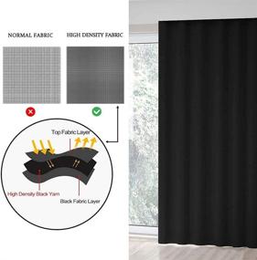 img 3 attached to 🌙 DREAM ART Anywhere Portable Blackout Curtain: Perfect Nursery and Travel Companion - Adjustable Shades, Temporary Blinds with Suction Cups - Ideal for Children's Bedroom - Black, 1 pc W51xL72Inch(130X183cm)