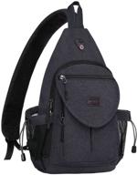 🎒 mosiso anti-theft unbalance crossbody backpack логотип