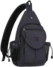 img 4 attached to 🎒 MOSISO Anti-Theft Unbalance Crossbody Backpack