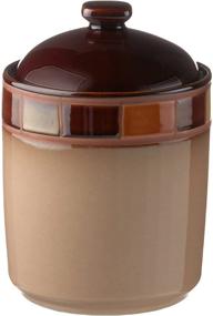 img 3 attached to 🏺 Gibson Elite Casa Estebana Cannister Set, Beige/Brown - Sleek & Stylish Kitchen Storage Solution