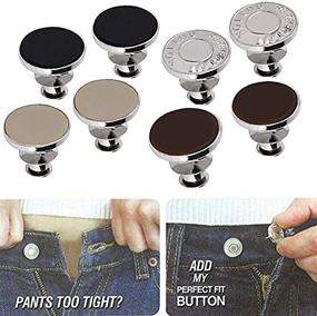 img 3 attached to 👖 Instant Perfect Fit Button: Add or Reduce 1 Inch to Any Pants Waist in Seconds - FQTANJU 1 Set