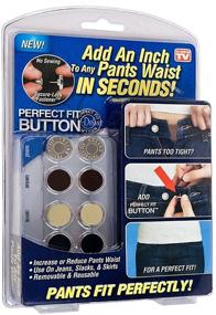 img 4 attached to 👖 Instant Perfect Fit Button: Add or Reduce 1 Inch to Any Pants Waist in Seconds - FQTANJU 1 Set