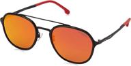 carrera carrera 8033 orange sunglasses logo