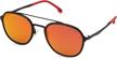 carrera carrera 8033 orange sunglasses logo