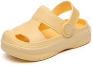 memon boys' shoes me2011 yel 13: lightweight and shockproof slippers logo