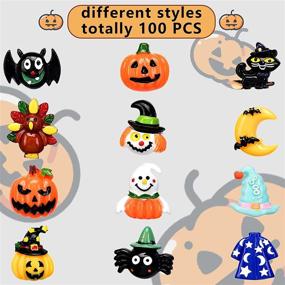 img 3 attached to Halloween Flatback Decorations Ornaments Embellishment Scrapbooking & Stamping