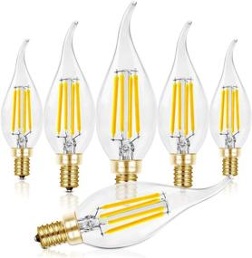 img 4 attached to Hizashi Candelabra Dimmable Equivalent Chandelier