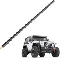 📶 ksaauto 13" short spiral antenna: enhance radio reception for jeep wrangler jk/jku/jl/jlu/rubicon/sahara/gladiator 2007-2021 logo