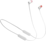 наушники jbl tune 125 wireless in-ear 🎧 - белый с микрофоном/пультом управления и плоским кабелем логотип