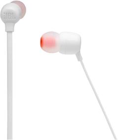 img 2 attached to JBL Tune 125 Wireless In-Ear 🎧 Headphones - White with Mic/Remote and Flat Cable