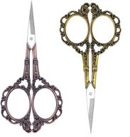 plum blossom embroidery scissors | sewing thread craft scissors | sharp sewing scissors for crafting, artwork, threading, needlework | diy tools for dressmaking | small shears logo