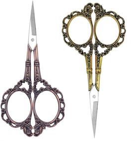 img 4 attached to Plum Blossom Embroidery Scissors | Sewing Thread Craft Scissors | Sharp Sewing Scissors for Crafting, Artwork, Threading, Needlework | DIY Tools for Dressmaking | Small Shears