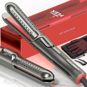 img 4 attached to 🎁 BeKind Flex 2-IN-1 Hair Styler: 360° Flat Iron, Straightener, and Curler with Floating Plates Design, AirFlex Lower Temp for Better Styling – Perfect Gift for Girls and Women