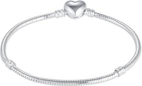 img 4 attached to QeenseKc Smooth Bracelet Pandora Chamilia