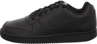 👟 men's nike ebernon basketball black regular shoes: fashion sneakers for optimum style logo