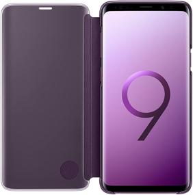 img 3 attached to 📱 Enhanced Samsung Galaxy S9+ S-View Flip Case with Kickstand and Violet Color