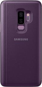 img 1 attached to 📱 Enhanced Samsung Galaxy S9+ S-View Flip Case with Kickstand and Violet Color