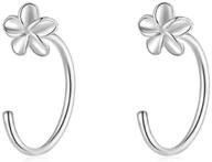 earrings frangipani cartilage statement hypoallergenic logo