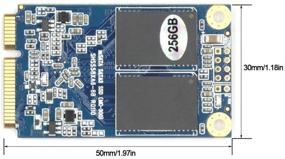 img 3 attached to 💾 Zheino mSATA 256GB M3 Мини SATA SSD Drive: Улучшенная производительность для мини-ПК и планшетов.