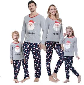 img 4 attached to 🎄 Ultimate Comfort and Style: MyFav Christmas Pajamas - Matching Sleepwear for Men's Clothing