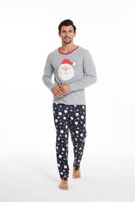 img 3 attached to 🎄 Ultimate Comfort and Style: MyFav Christmas Pajamas - Matching Sleepwear for Men's Clothing