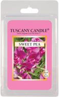 🌸 2,5 унции ароматизированных блоков с ароматом горошка sweet pea от компании langley empire candle. логотип