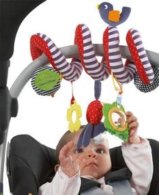 img 4 attached to 🚼 CdyBox Stroller Car Seat Toy: A Fun Spiral Hanging Entertainment for Babies – Perfect for BB Travel Activity and Cot Use