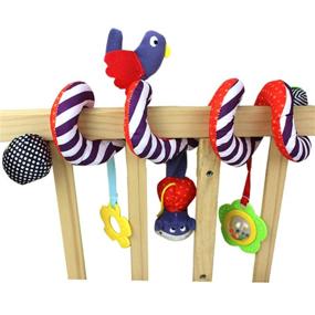 img 2 attached to 🚼 CdyBox Stroller Car Seat Toy: A Fun Spiral Hanging Entertainment for Babies – Perfect for BB Travel Activity and Cot Use