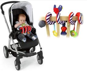 img 3 attached to 🚼 CdyBox Stroller Car Seat Toy: A Fun Spiral Hanging Entertainment for Babies – Perfect for BB Travel Activity and Cot Use