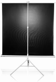 img 1 attached to 📽️ Elite Screens Tripod Series T85NWS1: 85-INCH 1:1 Portable Projector Screen - Ultra HD 3D Ready, Adjustable Multi Aspect Ratio - Indoor/Outdoor - 2-Year Warranty