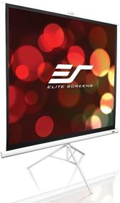 img 2 attached to 📽️ Экран проектора линейки Elite Screens Tripod T85NWS1: 85 дюймов 1:1 - портативный, Ultra HD 3D Ready, регулируемое множество соотношений сторон, для использования в помещении и на открытом воздухе, гарантия 2 года